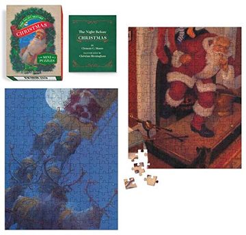 portada The Night Before Christmas Mini Puzzles (rp Minis) (en Inglés)