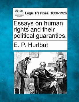 portada essays on human rights and their political guaranties. (in English)