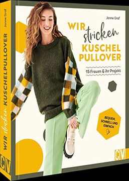 portada Strickbuch Pullover Stricken? Comfy-Sweater: Lässige Damen Pullover Schnell und Einfach Gestrickt: 15 Frauen und ihr Projekt. Damen-Pullover Schnell und Einfach Gestrickt (in German)