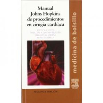 portada Manual Johns Hopkins de Procedimientos en Cirugía Cardíaca