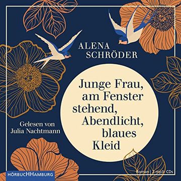 portada Junge Frau, am Fenster Stehend, Abendlicht, Blaues Kleid: 2 cds (in German)