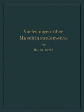 portada Vorlesungen über Maschinenelemente (German Edition)