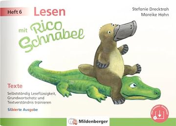 portada Lesen mit Rico Schnabel, Heft 6: Texte - Silbierte Ausgabe (in German)