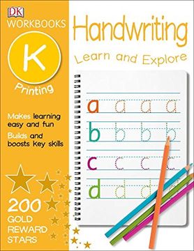 portada Dk Workbooks: Handwriting: Printing, Kindergarten: Learn and Explore (en Inglés)