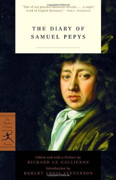 portada Mod lib the Diary of Samuel Pepys (Modern Library) (in English)