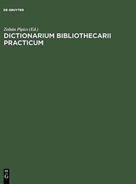 portada Dictionarium Bibliothecarii Practicum (en Latin)