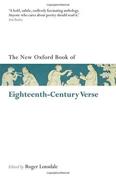 portada The Oxford Book of Eighteenth-Century Verse: Reissue (Oxford Books of Prose & Verse) (en Inglés)