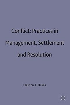 portada Conflict: Practices in Management, Settlement and Resolution (The Conflict Series)