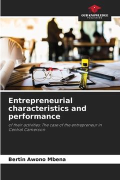 portada Entrepreneurial characteristics and performance (en Inglés)