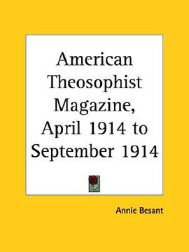 portada american theosophist magazine, april 1914 to september 1914 (en Inglés)