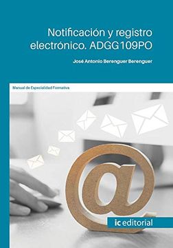 portada Notificación y Registro Electrónico. Adgg109Po (in Spanish)