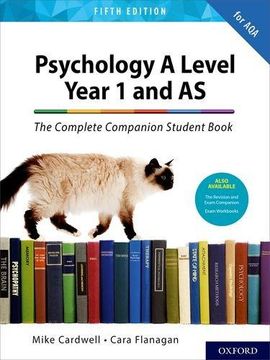 portada The Complete Companions for AQA A Level Psychology 5th Edition: 16-18: The Complete Companions: A Level Year 1 and AS Psychology Student Book 5th Edition (Paperback) (in English)