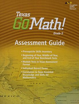 portada Houghton Mifflin Harcourt Go Math! Texas: Assessment Guide Grade 5