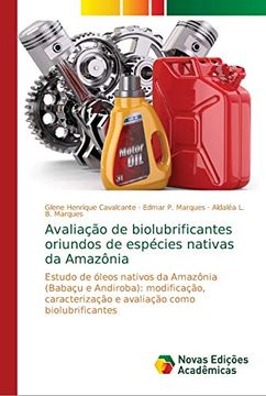 portada Avaliação de Biolubrificantes Oriundos de Espécies Nativas da Amazônia