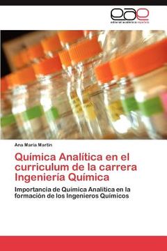 portada Química Analítica en el currículum de la carrera Ingeniería Química