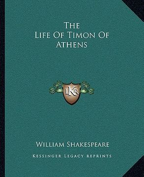 portada the life of timon of athens (in English)