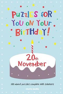 portada Puzzles for you on your Birthday - 20th November (en Inglés)