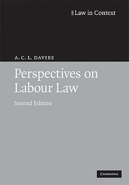 portada Perspectives on Labour law 2nd Edition Hardback (Law in Context) (in English)