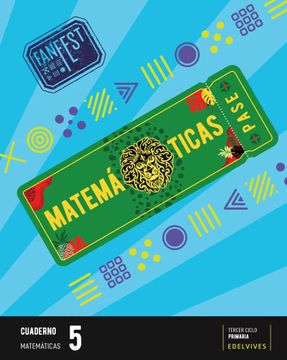 portada Matematicas 5º Primaria Cuaderno Proyecto Fanfest