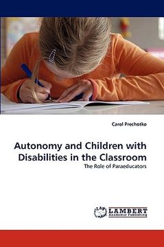 portada autonomy and children with disabilities in the classroom