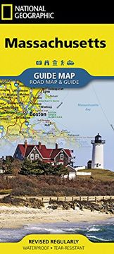 portada Massachusetts (National Geographic Guide Map) (en Inglés)