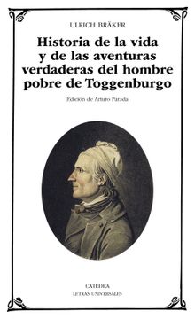 portada Historia de la Vida y de las Aventuras Verdaderas del Hombre Pobre de Toggenburgo (in Spanish)