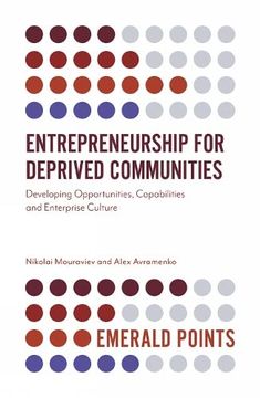 portada Entrepreneurship for Deprived Communities: Developing Opportunities, Capabilities and Enterprise Culture (Emerald Points) (en Inglés)