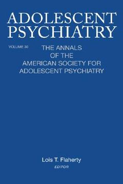 portada adolescent psychiatry: the annals of the american society for adolescent psychiatry (en Inglés)