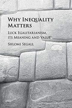 portada Why Inequality Matters: Luck Egalitarianism, its Meaning and Value (in English)