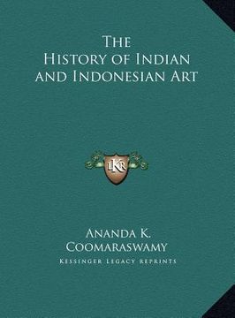 portada the history of indian and indonesian art (en Inglés)