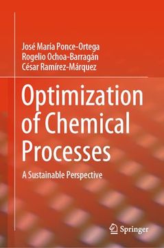portada Optimization of Chemical Processes: A Sustainable Perspective (en Inglés)