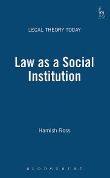 portada law as a social institution (in English)
