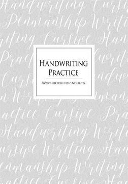 portada Handwriting Practice Workbook for Adults: Cursive Writing Penmanship Handwriting Workbook for Adults