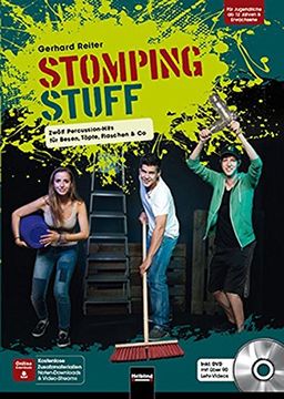 portada Stomping Stuff, mit 1 Dvd: Zwölf Percussion-Hits für Besen, Töpfe, Flaschen & co