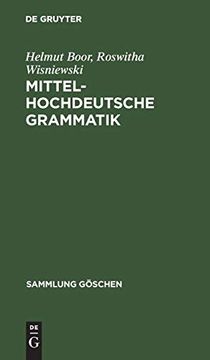 portada Mittelhochdeutsche Grammatik (Sammlung Göschen) (German Edition) (en Alemán)