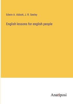 portada English lessons for english people