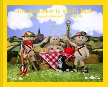 portada Nudinits: Fun and Frolics in Woolly Bush: 25 Knitting Patterns Celebrating Village Life (in English)