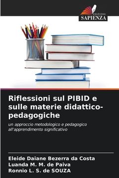 portada Riflessioni sul PIBID e sulle materie didattico-pedagogiche (in Italian)
