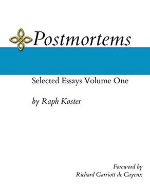portada Postmortems: Selected Essays Volume one (in English)