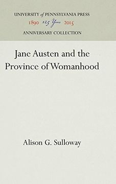 portada Jane Austen and the Province of Womanhood (en Inglés)