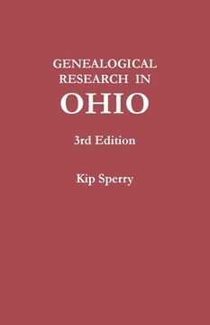 portada Genealogical Research in Ohio. Third Edition (en Inglés)
