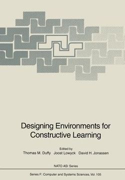 portada designing environments for constructive learning (en Inglés)