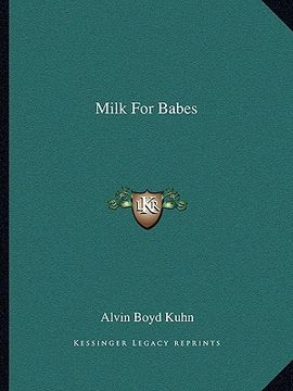 portada milk for babes (en Inglés)