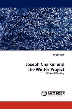 portada joseph chaikin and the winter project (en Inglés)