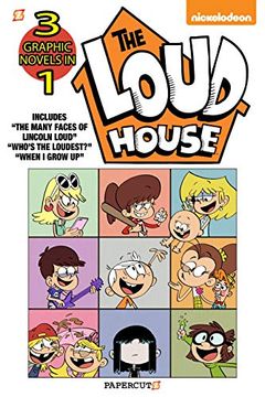 portada Loud House 3In1 04: The Many Faces of Lincoln Loud, Who'S the Loudest? And the Case of the Stolen Drawers (en Inglés)