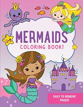 portada Mermaids Coloring Book (in English)