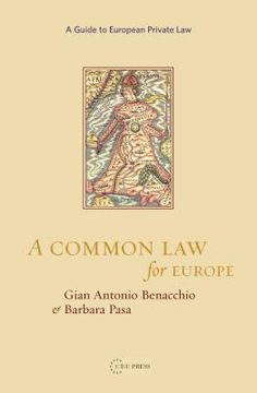 portada A Common Law for Europe (en Inglés)
