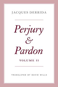 portada Perjury and Pardon, Volume ii (The Seminars of Jacques Derrida) (en Inglés)