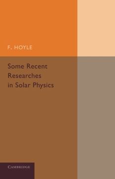 portada Some Recent Researches in Solar Physics (in English)