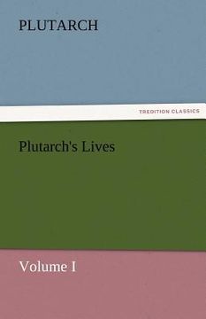 portada plutarch's lives, volume i